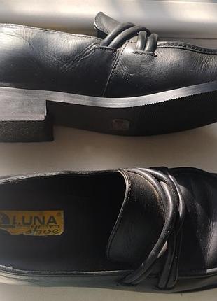 Лофери жіночі натур.шкіра р.40/устілка 26 см luna