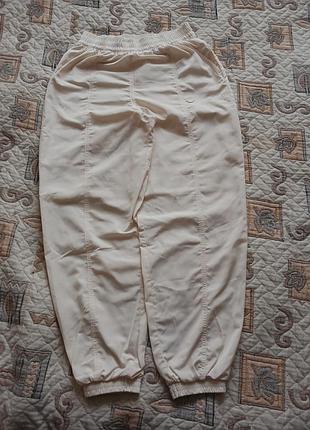 Оригінальні нейлонові штани adidas originals adicolor nylon track pants (кремові / бежеві) — розмір s (36)