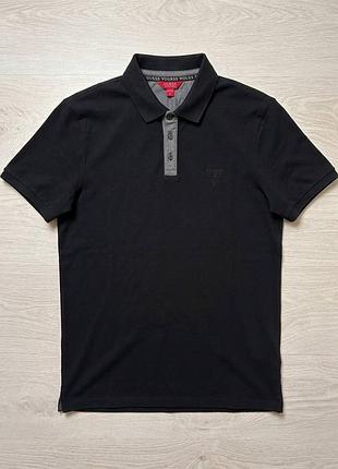 Поло чоловіче guess чорне
