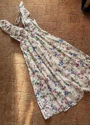 Платье сарафан шикарное цветочное миди river island