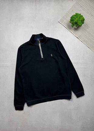 Зіп 1/3 светр кофта пуловер джемпер чоловічий polo ralph lauren оригінал преміальний зі свіжих колекцій