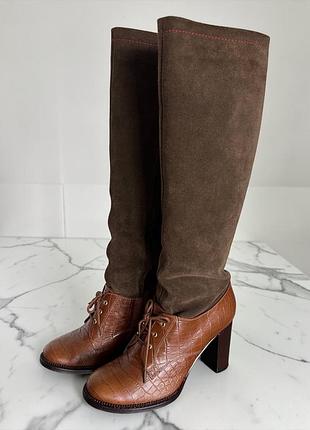 Чоботи утеплені made in italy 🇮🇹 hand made
