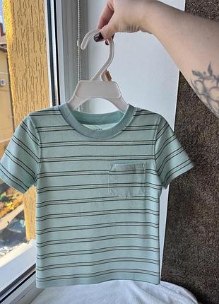 Футболка для хлопчика carters в смужку, бавовна, 92 см