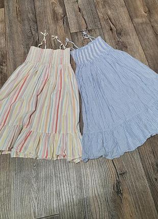 Детское сарафан платье от h&amp;m. на 9-10 лет. 2 шт.