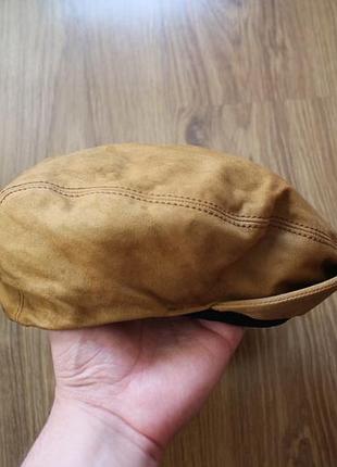 Кепка кашкет унісекс шкіряна кепі borsalino made in italy (р. 59)