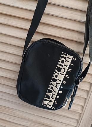 Сумка через плече napapijri happy cross wallet in black