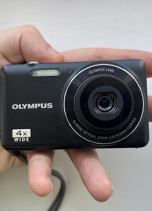 Винтажный фотоаппарат стильная камера 2000х olympus vg-150 12 мп. + карта 4гб