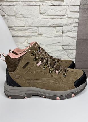 Жвночі оригінальні трекінгові черевики skechers trego waterproof 38-39(25,5 см)