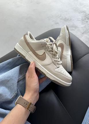 Кросівки nike sb dunk low grey/white/brown | 36–40