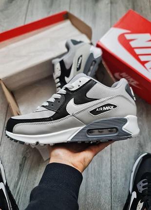 Nike air max 90 grey/white 2