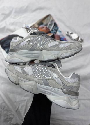 Жіночі кросівки new balance 9060 grey gore tex термо🩶