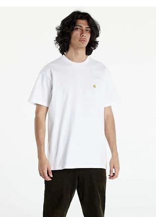 Біла футболка carhartt