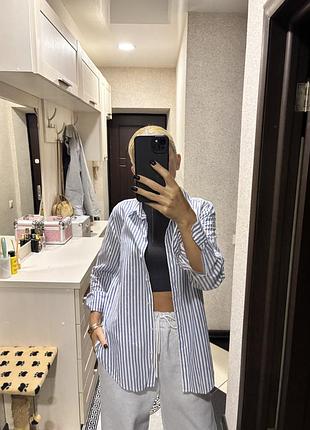 Рубашка котон h&m