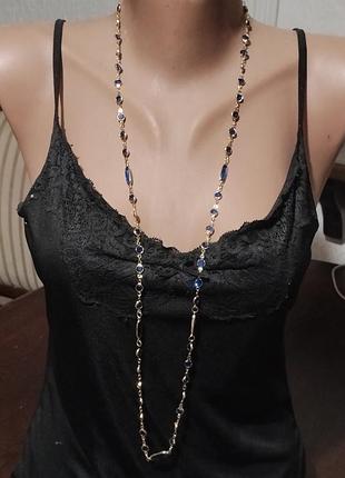 Безель, стекло, колье, серьги 7