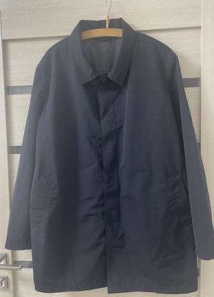 Чоловічий чорний плащ m&s 46/xxxl/54 розміру