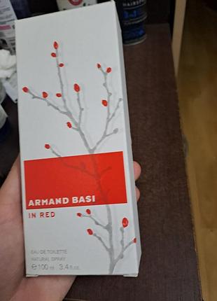 Парфуми armand basi in red eau de toilette 100 мл для жінок