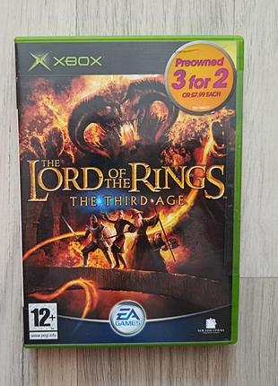 Гра the lord of the rings: the third age (xbox original) / pal