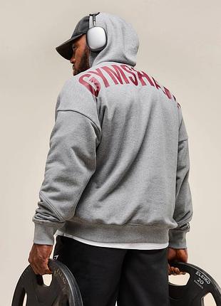 Спортивная худи gymshark fitness для бодибилдинга nike спорта тренировок under armour зала бега bodybuilding кофта golds gym культуризма толстовка жим