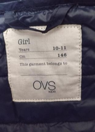 Курточка стограммовка для девочки от бренда ovs 3