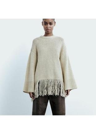 Шерстяной джемпер zara