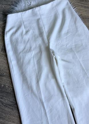 Білі брюки палаццо, xl 2