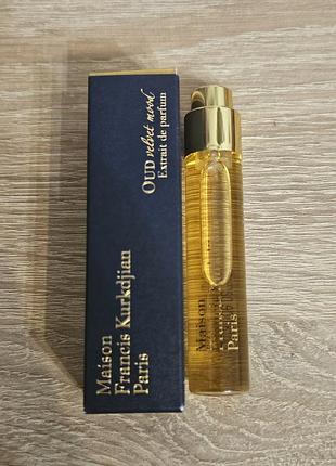 Екстракт парфуму maison francis kurkdjian oud velvet mood 11ml