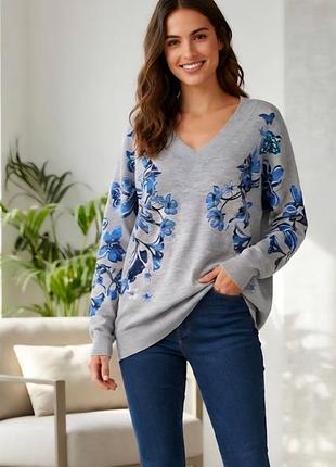 Стильний брендовий пуловер desigual (розмір 3xl)