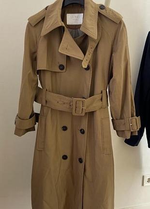 Класичний тренч zara woman у кольорі кемел