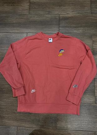 Світшот чоловічий nike кораловий розмір l