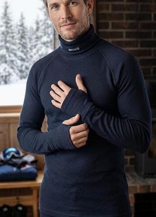 ​🔥 легендарный двухслойный термогольф brynje arctic double polo с шерстью мериноса! 🔥(l размер)