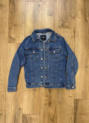 Джинсова куртка чоловіча zara розмір s