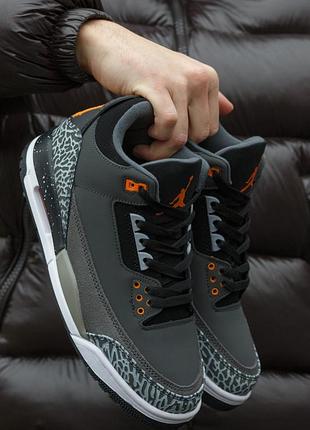 Чоловічі кросівки air jordan 3 retro fear pack