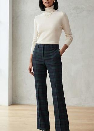Стильные брюки в клетку asos (расклешенные)