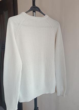 Білий чоловічий джемпер , jack& jones, l 9