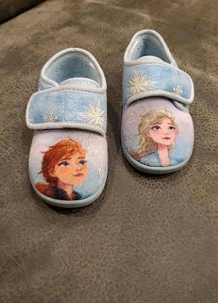Disney детские домашние тапочки «эльза и анна» (frozen) р.26