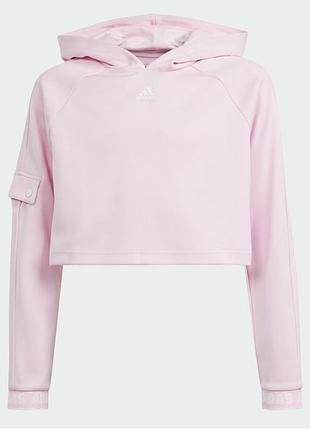 Детское кроп-худи adidas dance aeroready (оригинал), рост 140 см (9-10 лет)