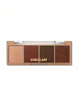 Палетка теней для век sheglam essential square eyeshadow quad - serendipity (6310)