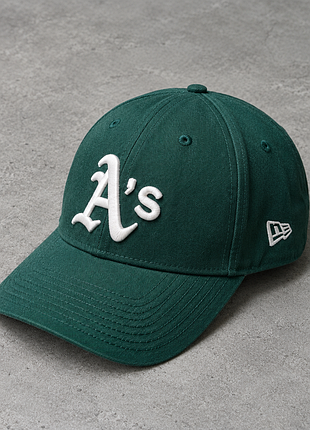 Стильная бейсболка new era 9forty oakland athletics (mlb)