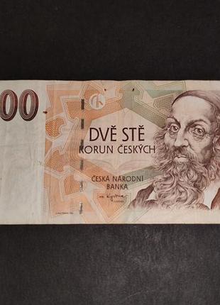 Чехия 200 крон 1998