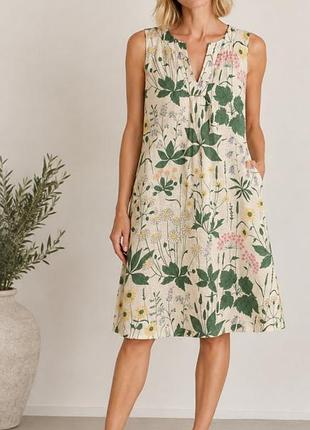 Льняное платье laura ashley