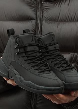 Мужские кроссовки air jordan retro 12 black