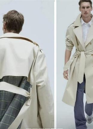 Стильний  тренч  плащ  zara
