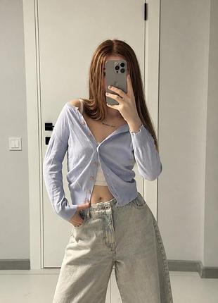 Жіночий кардиган calvin klein блакитний