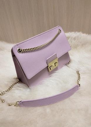 Вишукана шкіряна   сумка від  бренду furla