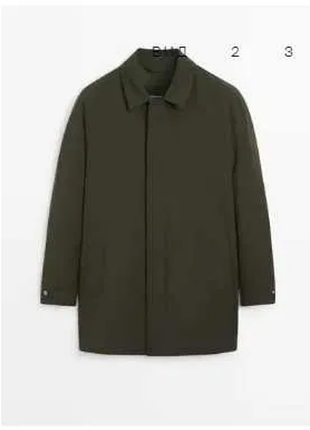 Massimo dutti пальто тренч пуховик водовідштовхувальний вітрозахист