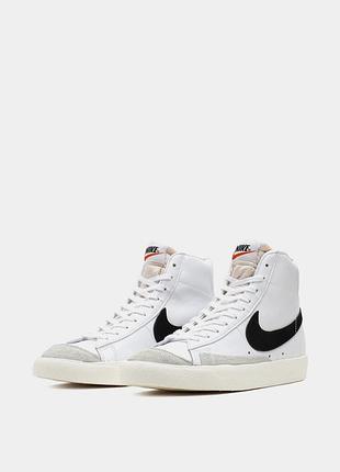Nike blazer 77s  мужские кожаные кроссовки-кеды высокие