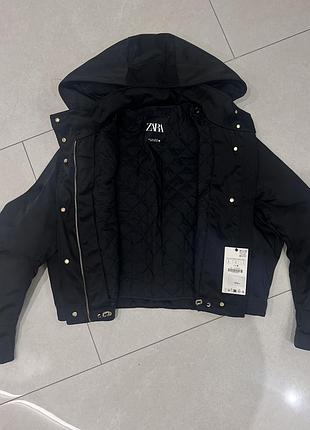 Утеплена коротка куртка zara 6