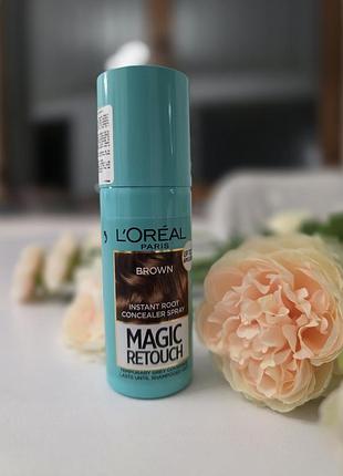 Спрей тонуючий l'oréal paris magic retouch brown
спрей тонирующий для волос loreal