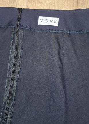 Елегантна синя спідниця-олівець vovk 6