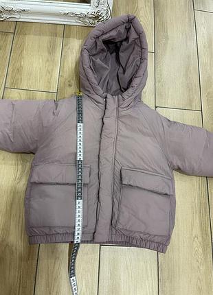 Пуховик на дівчинку zara 92 3